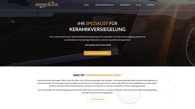 webdesign-referenz-auto-keramikversiegelung-website-berger-glanz